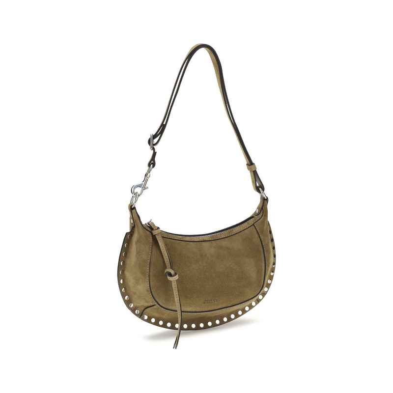Beige calf leather bos taurus shoulder bag-null