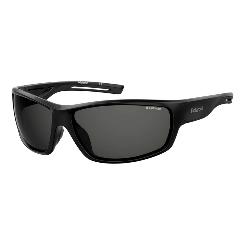 Black polycarbonate sunglasses-null