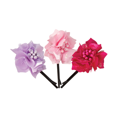 Flowers clip, Pink, medium