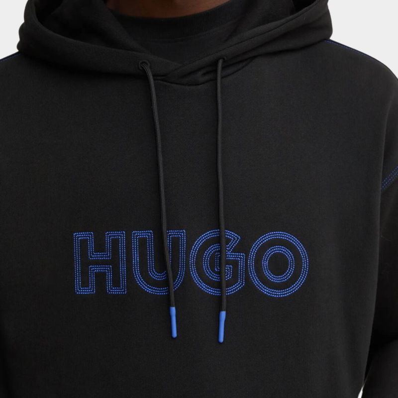 Product image: Blue nitlogohood sweatshirt-null