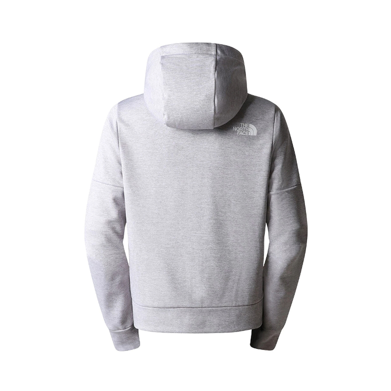 The north face w reaxion fl f/z HD tnf light gre-null