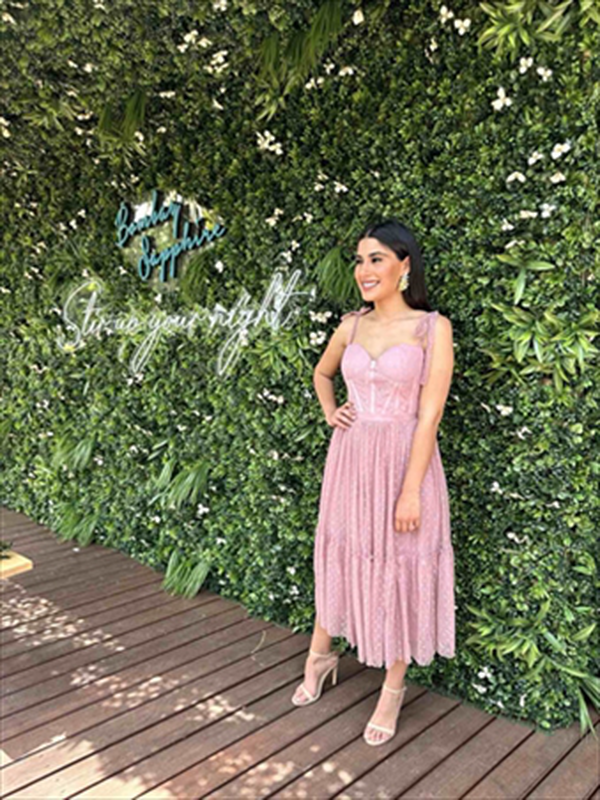 Midi tulle dress image number null
