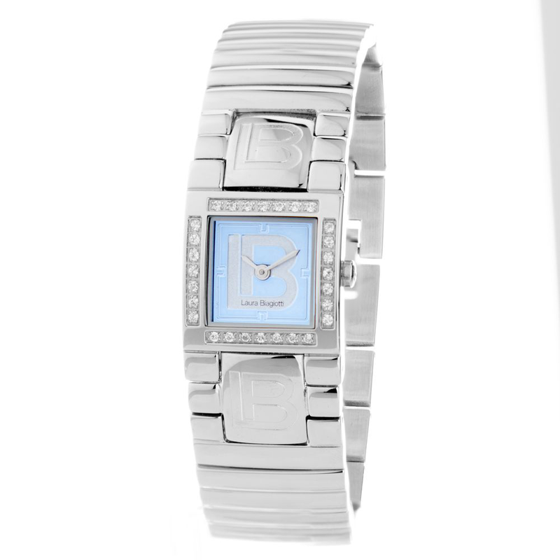 Silver stainless steel dress watch-null