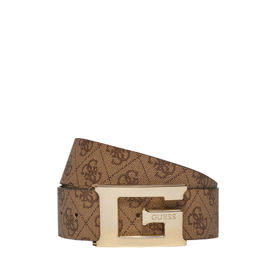 Guess γυναικεία ζώνη, Beige Logo, medium