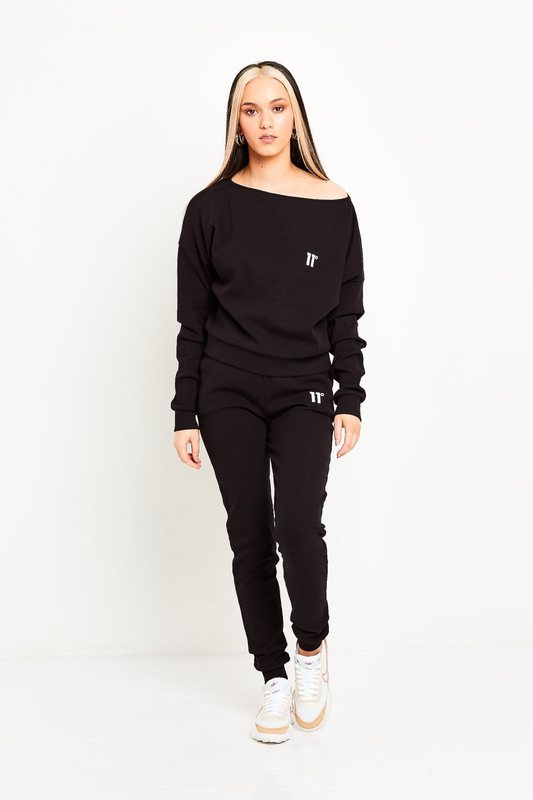 Product image: 11 degrees sustainable batwing rib lounge sweatshirt-null