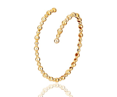 Concordia arm bracelet, Gold Plated 18k, medium