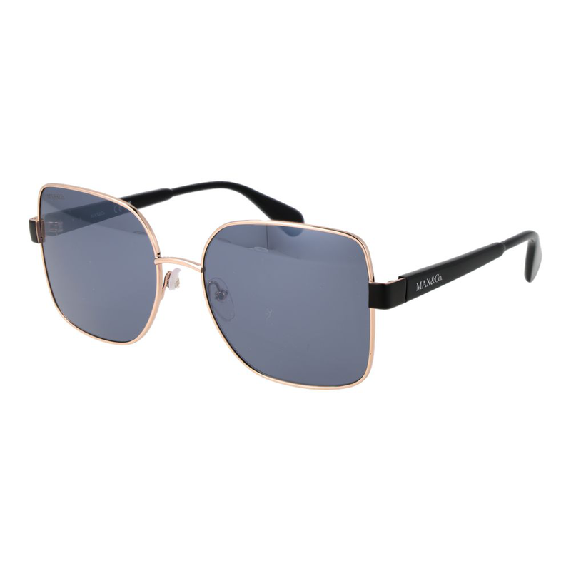 Rose gold metal sunglasses-null