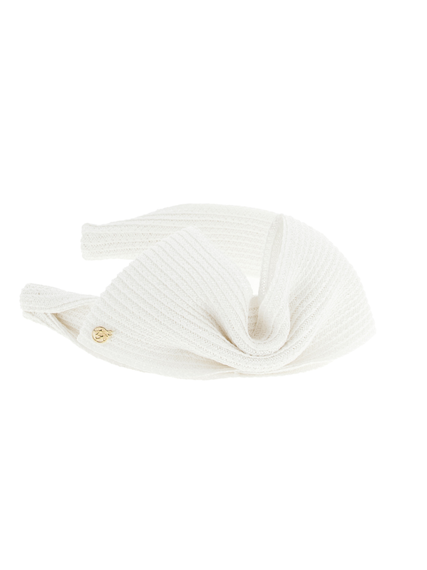 White papier headband-null
