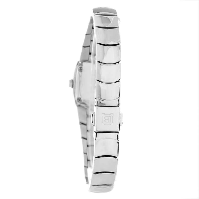 Silver stainless steel dress watch-null