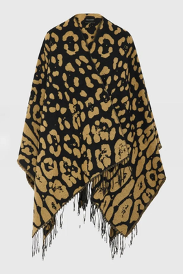 Scarf - funky buddha, Brown, medium