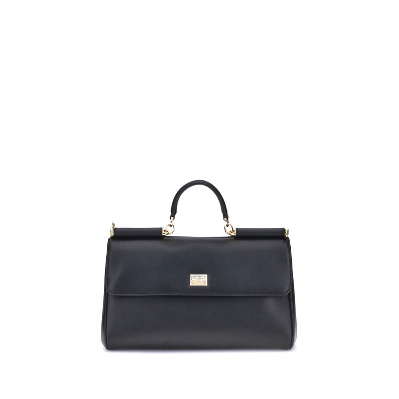 Black calf leather bos taurus shoulder bag-null