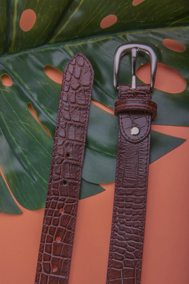 Croco print belt 3cm width