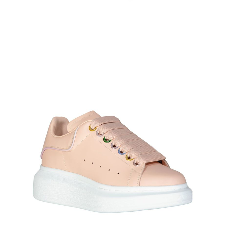 Multicolor calfskin chunky sneakers-null