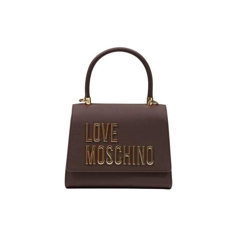 Brown polyethylene handbag-null