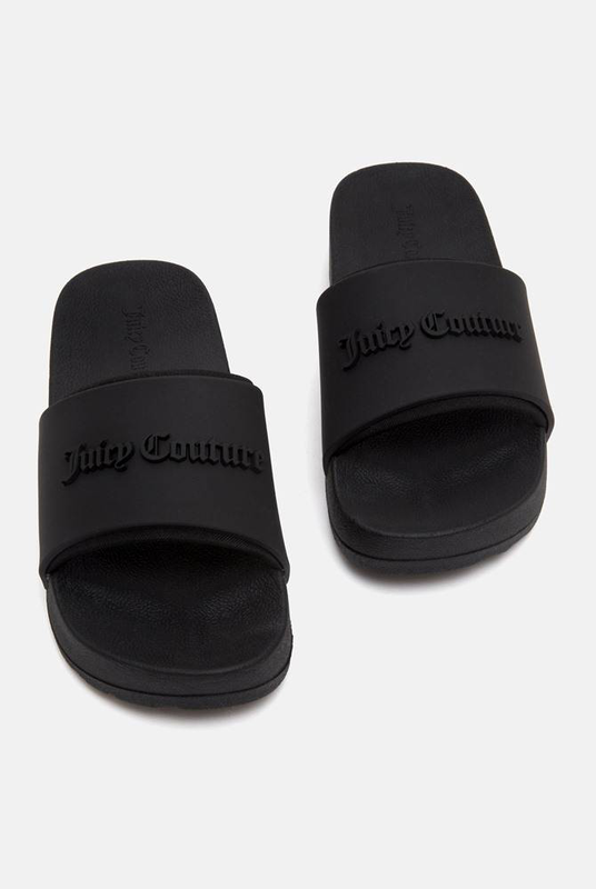 Product image: Breanna stacked logo embossed slides-null