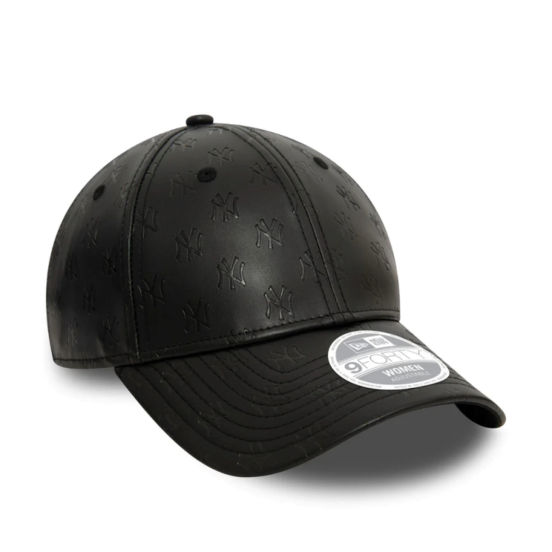 New era wmns pu monogram 9forty neyyan  blk-null