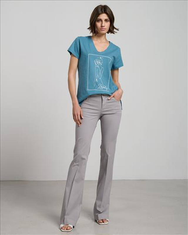 Five pocket flare leg image number null