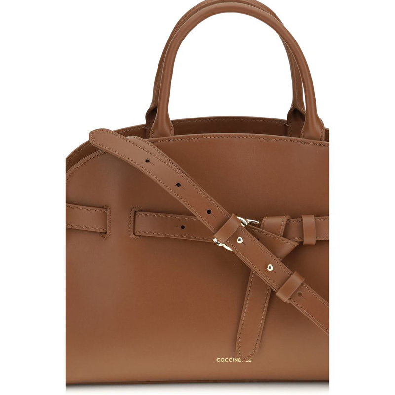 Brown calf leather bos taurus handbag-null