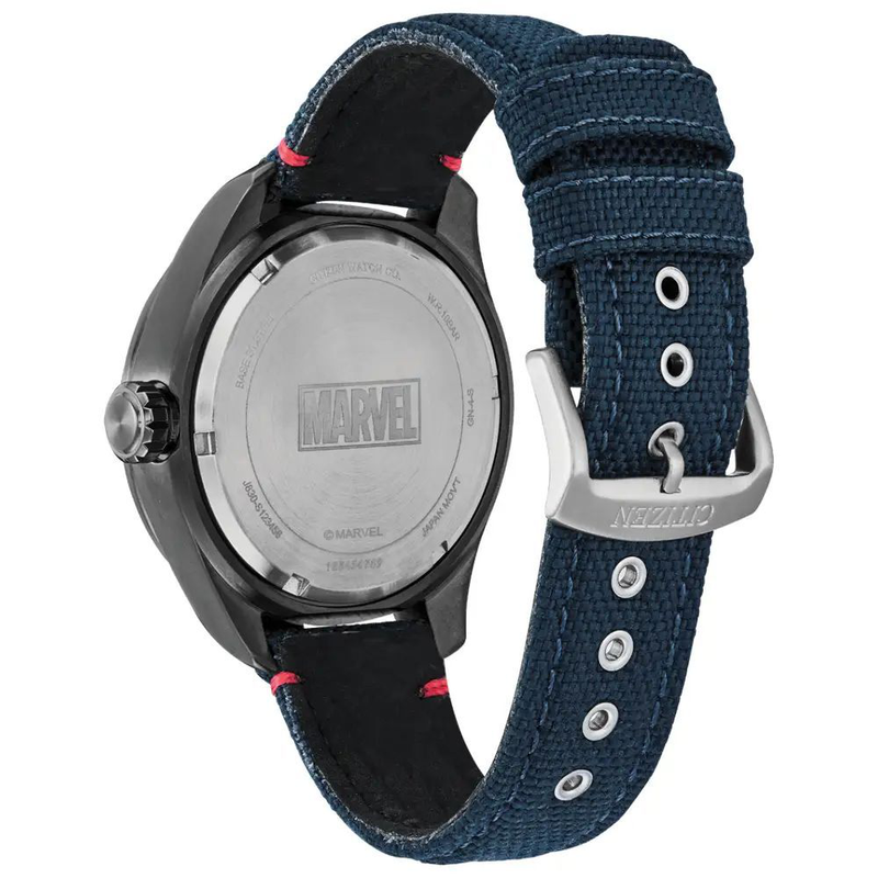 Blue fabric sport watch-null