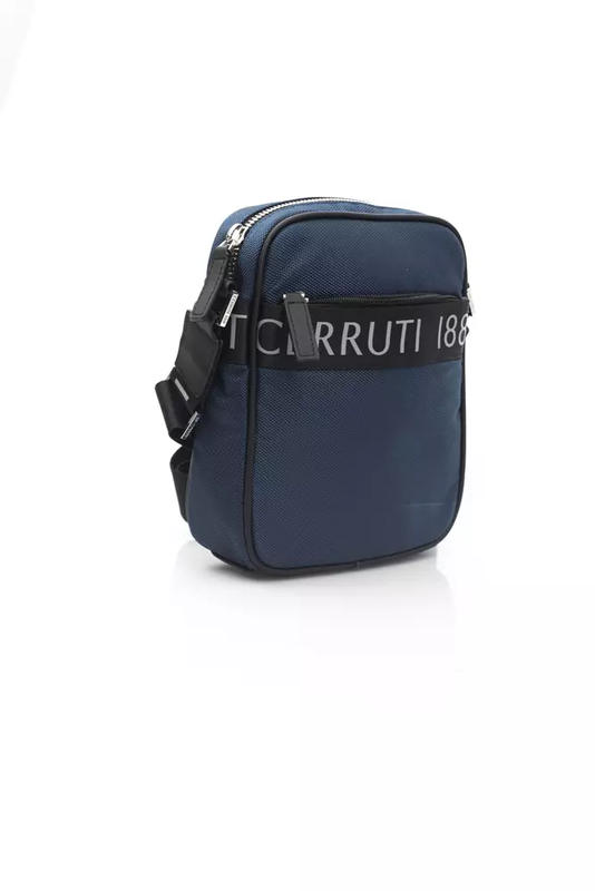 Blue nylon women crossbody bag-null