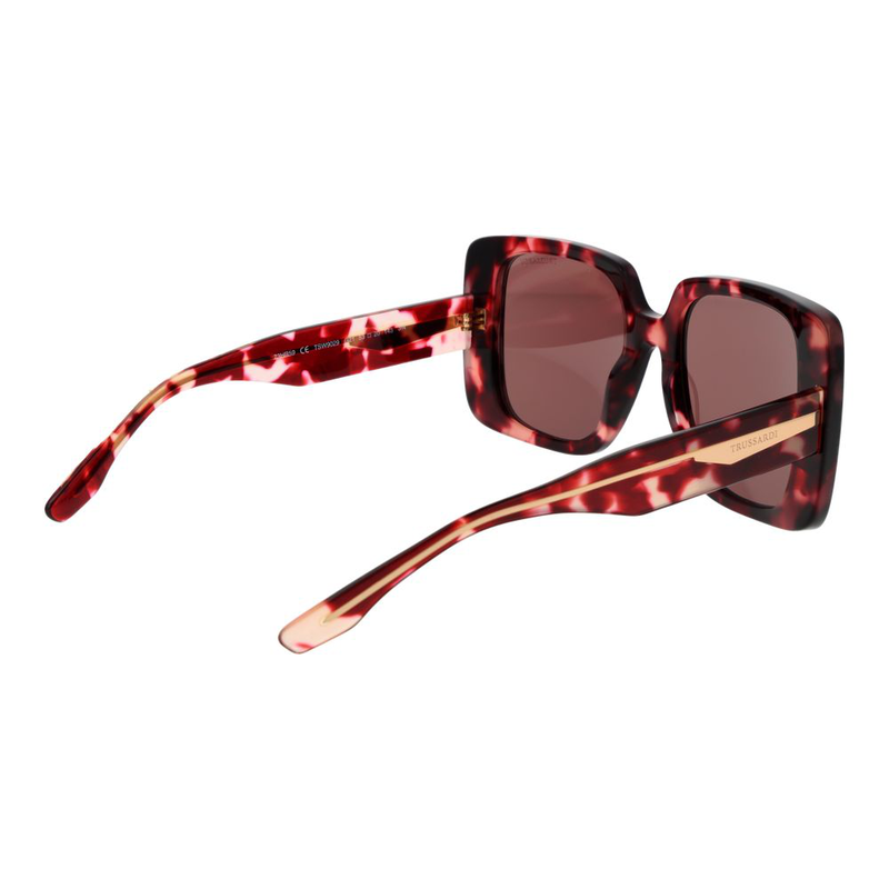 Burgundy acetate sunglasses-null