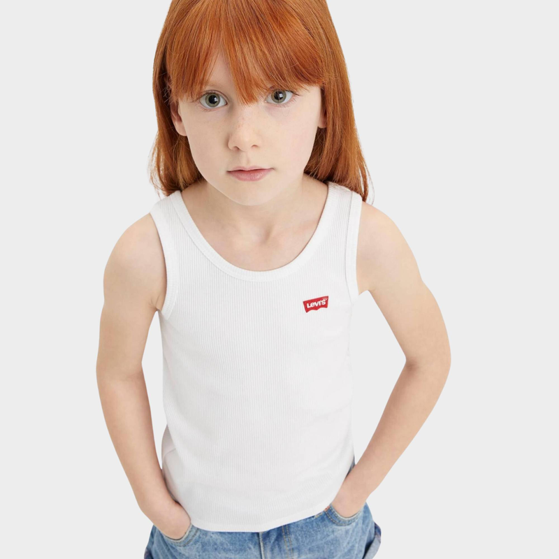 Girls meet and greet ribbed tank-null