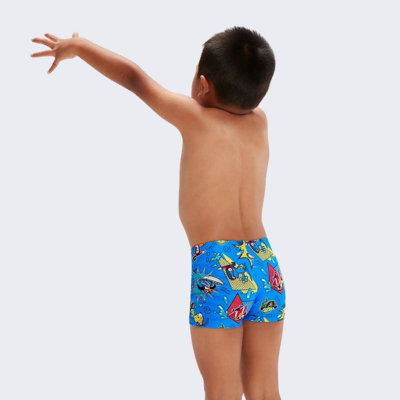 Boys learn to swim allover aquashort-null