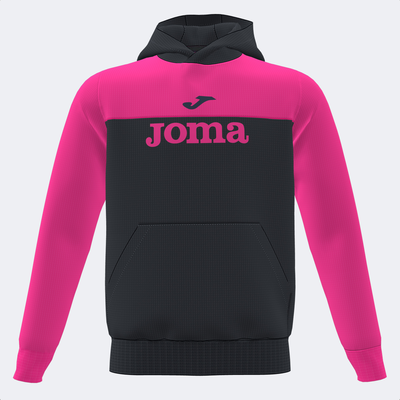 Park hoodie black fuchsia