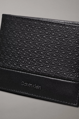 Nano mono bofold 5cc w/coin - Calvin Klein, Black, medium