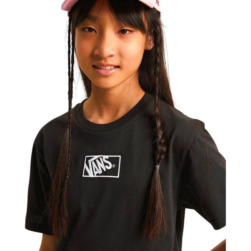 Teen blocked box short sleeves t-shirt-null