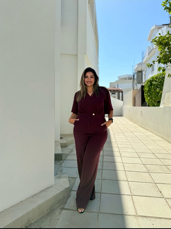 Product image: Jumpsuit crepe cross front-null