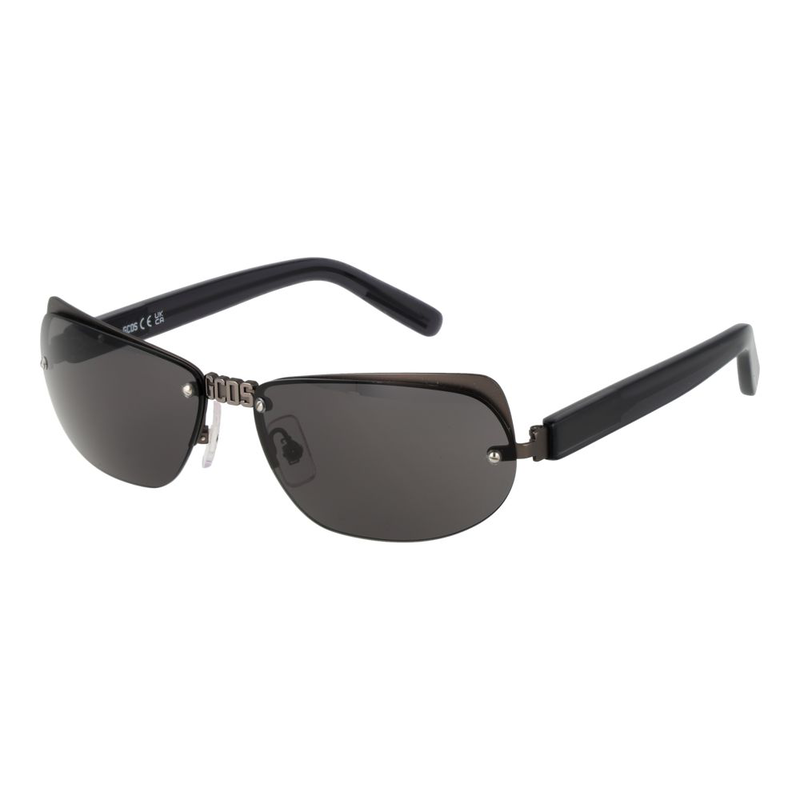 Gray plastic sunglasses-null