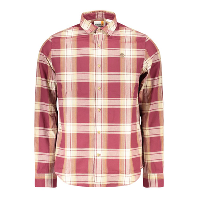 Red cotton men shirt, Red, medium