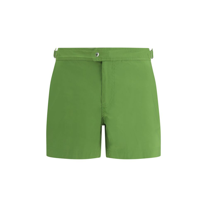 Bicolor polyester swim shorts-null