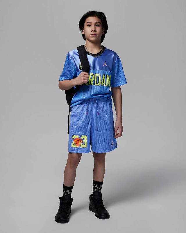 Boys customized Air flame short-null