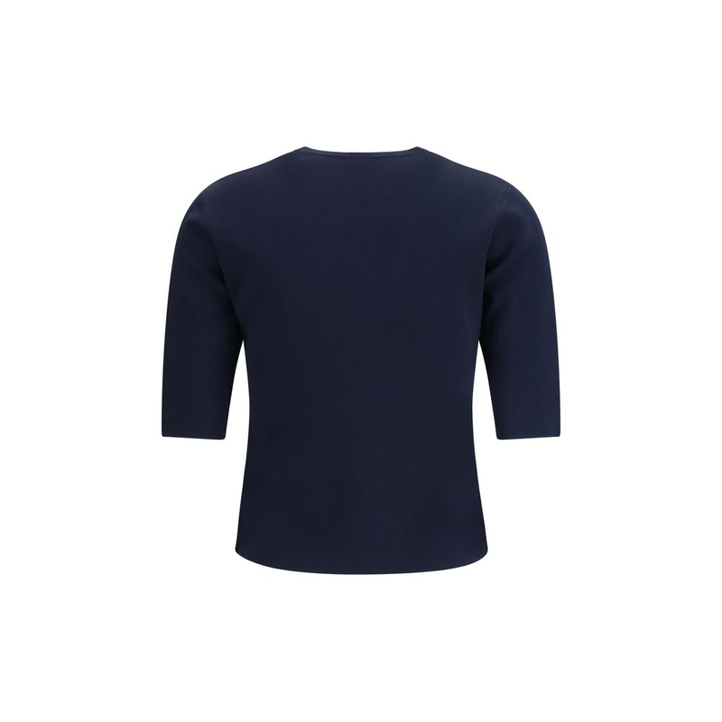 Blue viscose t-shirt-null