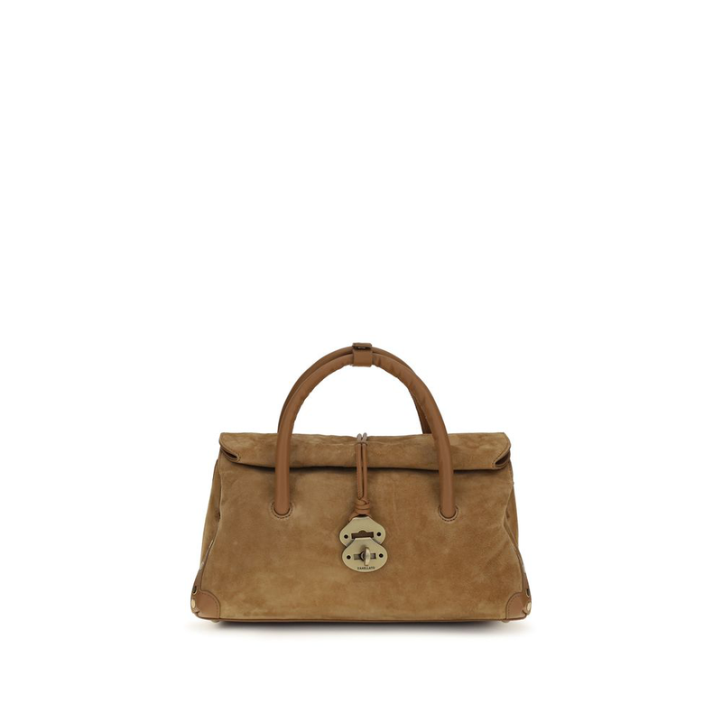 Brown calf leather bos taurus handbag-null