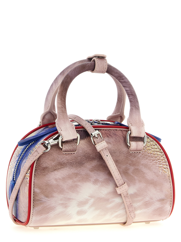 Multicolor polyethylene crossbody bag-null