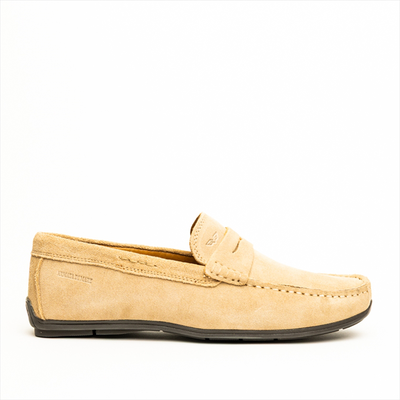 Armata di mare casual loafers with penny strap detail, Sand, medium