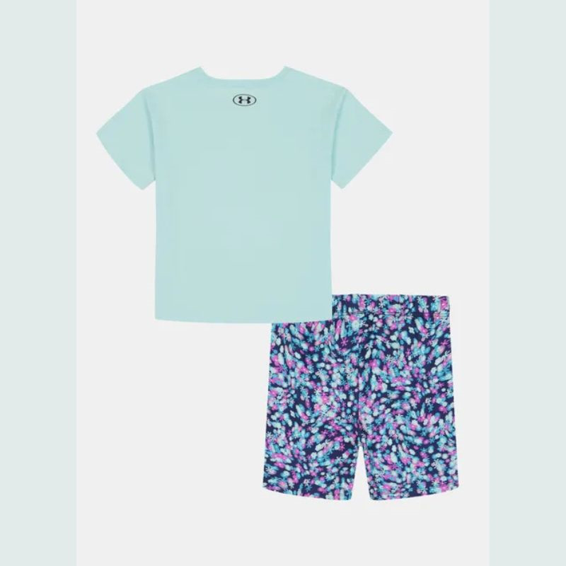 Under armour junior printed bike short set-null