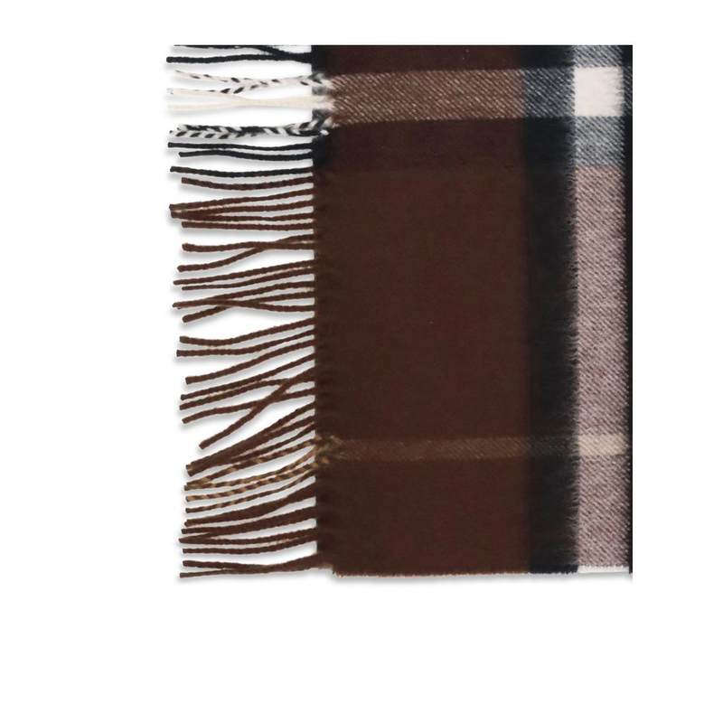 Brown cashmere scarf-null