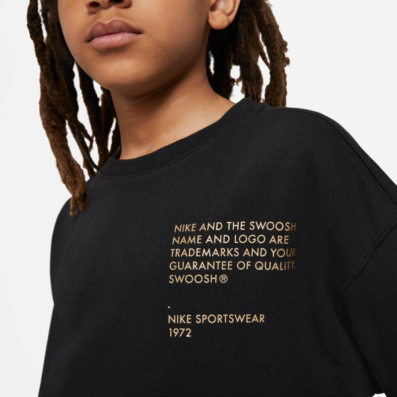 Nike sportswear boys swoosh crew image number null
