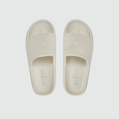 Rubber slippers e.v.a rubber, White, medium