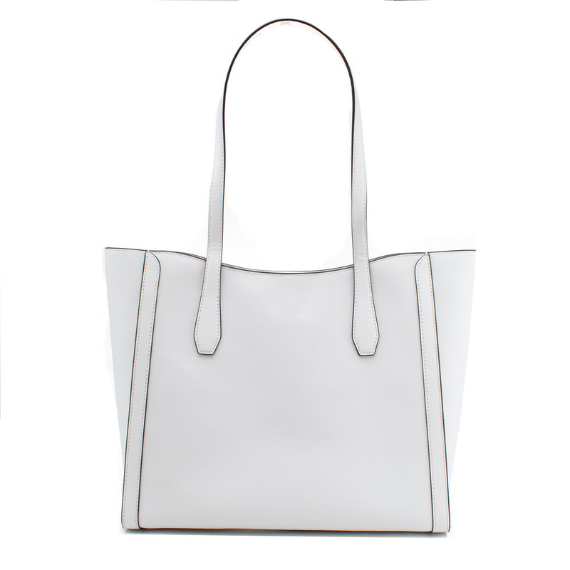 White canvas tote bag-null