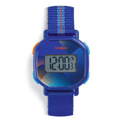 Blue sound digital watch