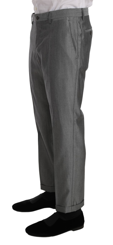 Black stretch crystal bee slim fit suit-null