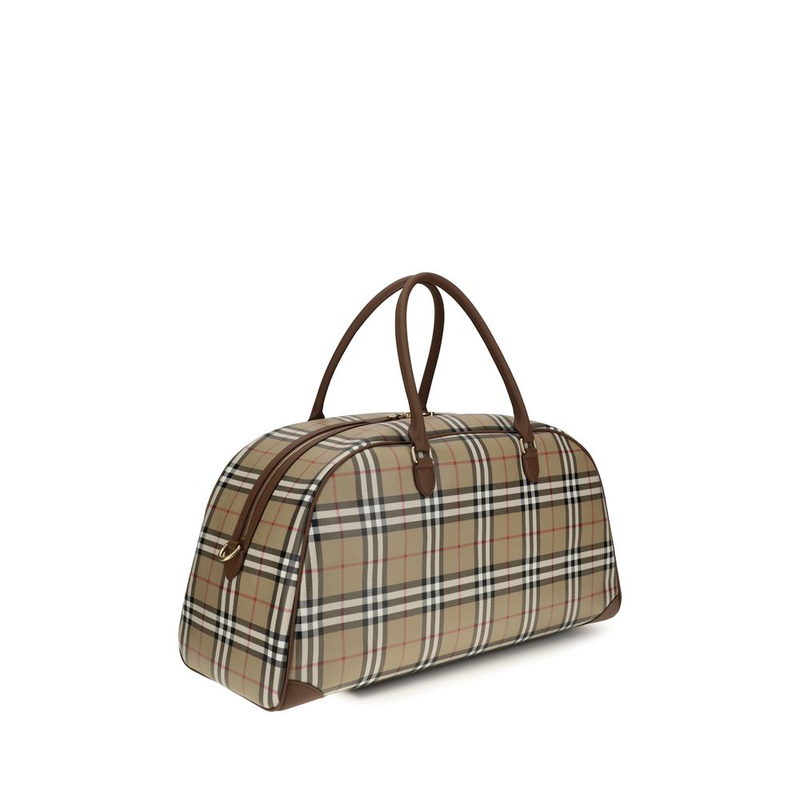 Beige cotton shoulder bag-null