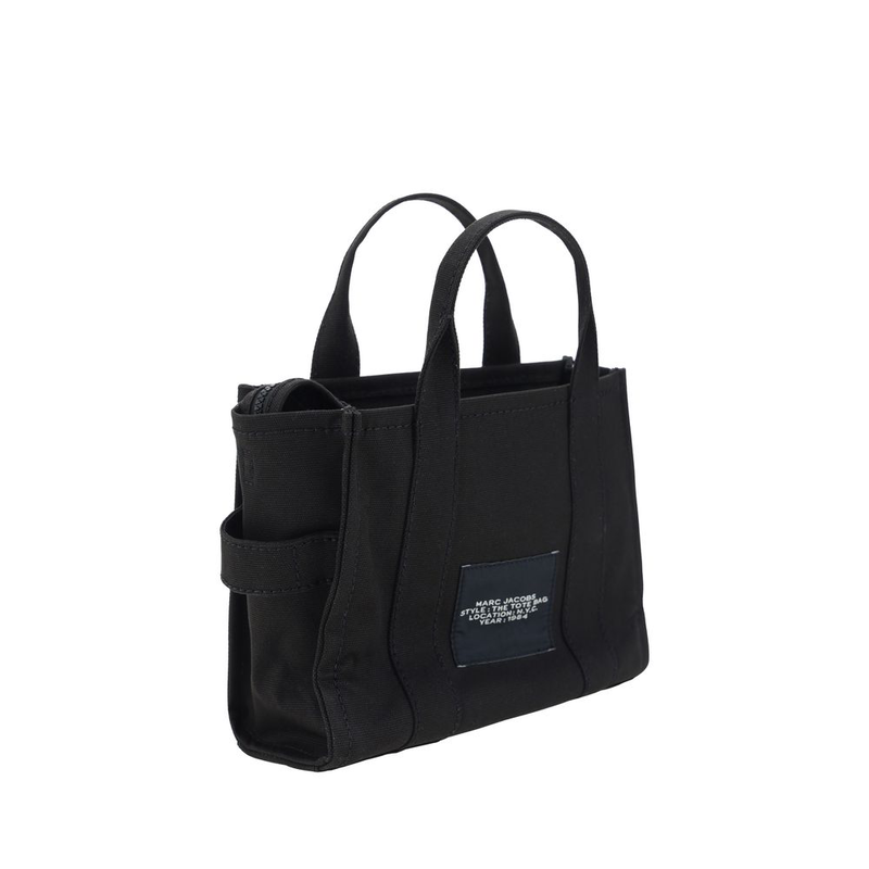 Black cotton handbag-null