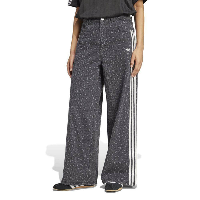 Adidas denim loose pants-null
