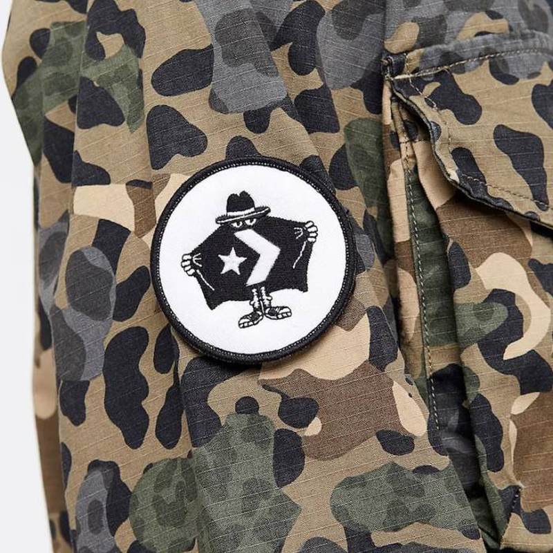 Converse camo cotton utility jacket mens-null